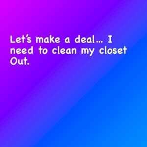 Closet sale